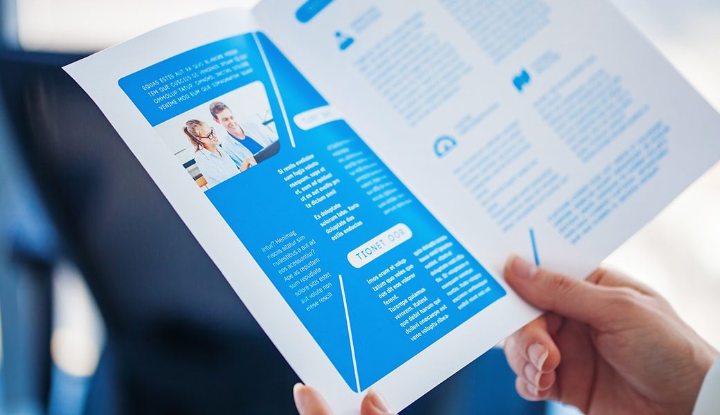 Using Folded Leaflets to Stand Out from the Competition | News | Blackberry Design